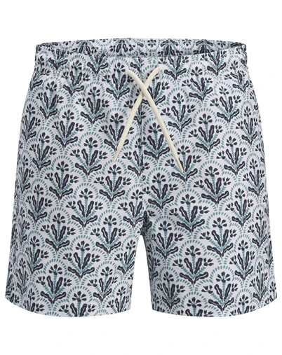 Jack & Jones Junior - JPSTmaui Shell Badebukser - Bright White 